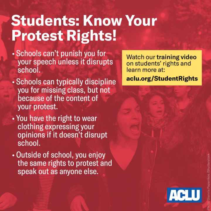 Students: Know Your Protest Rights!